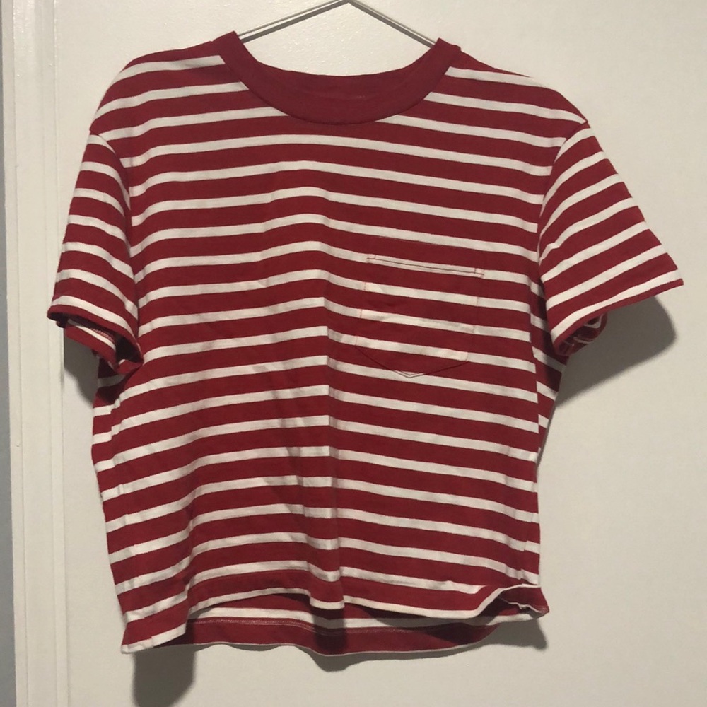 Madewell boxy striped tee